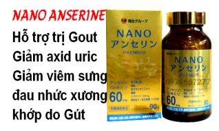 NANO ANSERINE - HỖ TRỢ TRỊ GOUT, GIẢM ĐAU, VIÊM SƯNG KHỚP GÚT HIỆU QUẢ